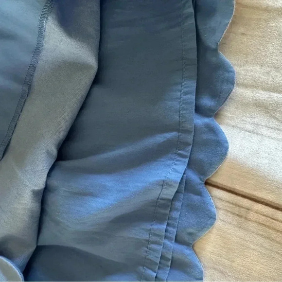 J by J Crew Skirt A-Line Pull On Linen Blend Light Blue Size 6 - Picture 7 of 9